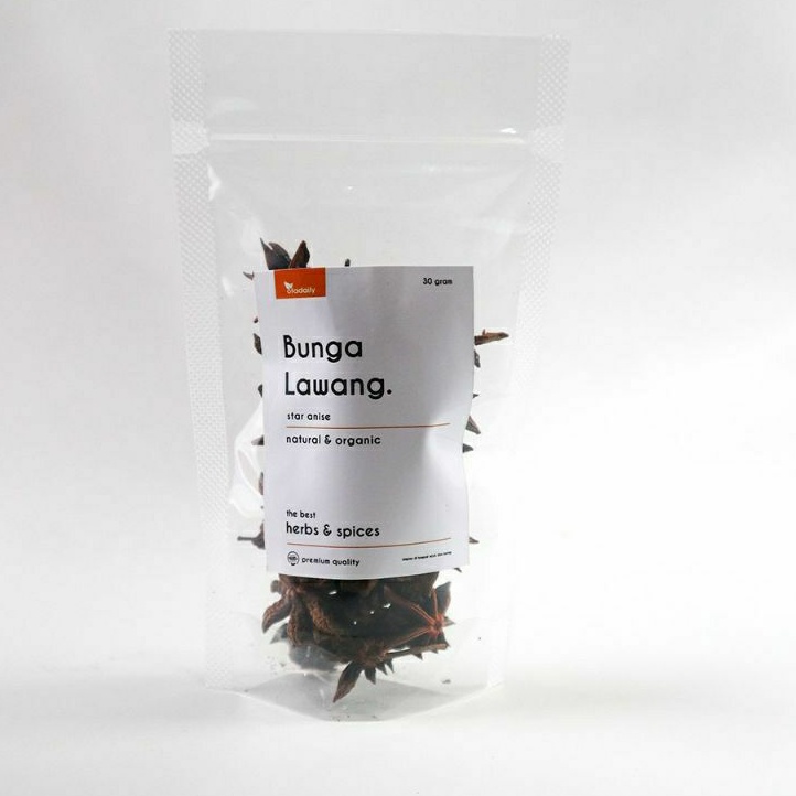 

Bunga Lawang 50gr / pekak / star anise Rempah JSR Herbal Premium QTY