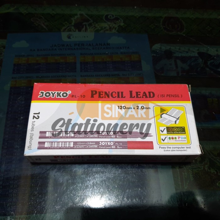 

Gaya Isi Pensil 2.0 Pl 10 Joyko 1Pak Isi 12Pc Hemat