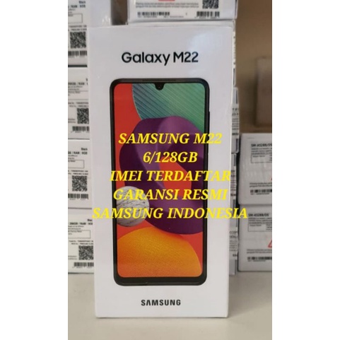 Samsung Galaxy M32 [6/128 & 8/128GB] & M33 5G [8/128GB], M31 Garansi Resmi Sein-M22 6/128GB HITAM