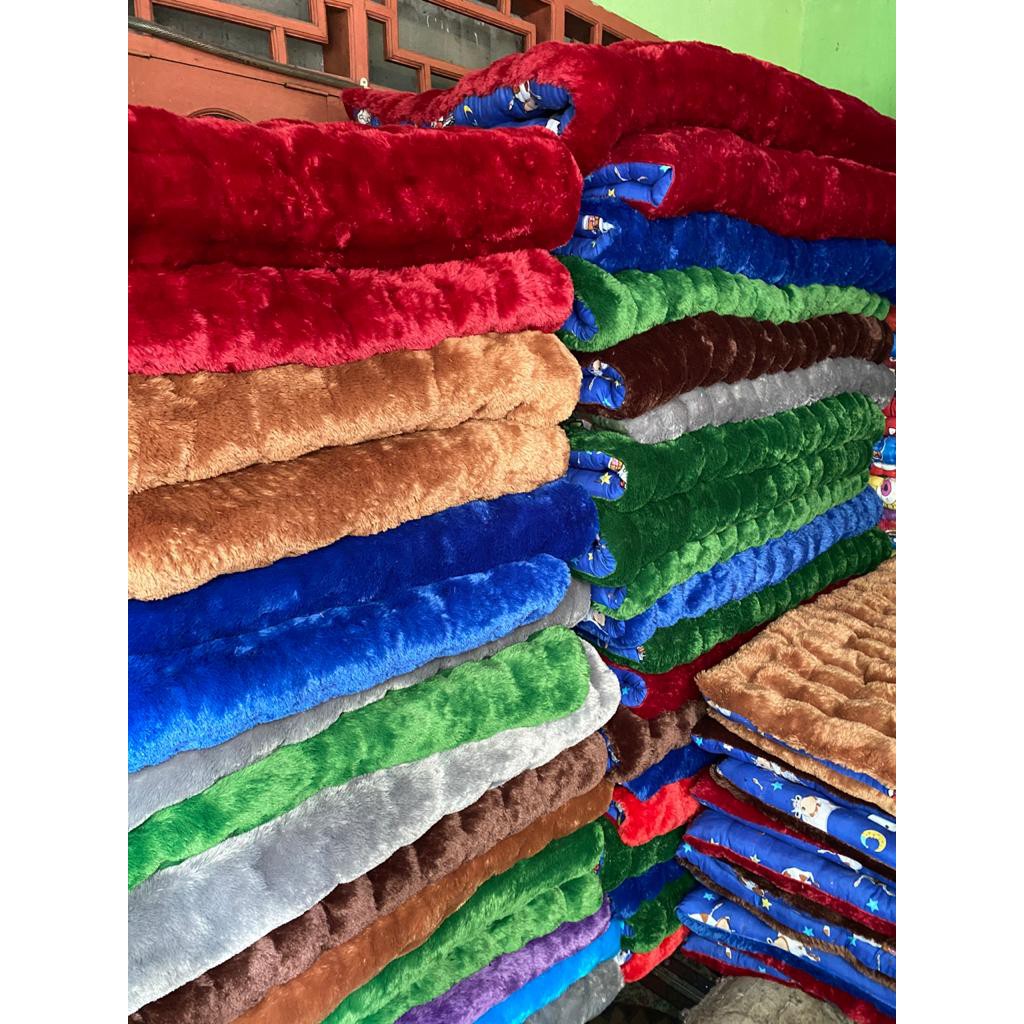 Kasur Bulu Gender / Surpet Gender Rasfur / Kasur Tebal Viral BONUS bantal 2 / uk 140 x 180 cm