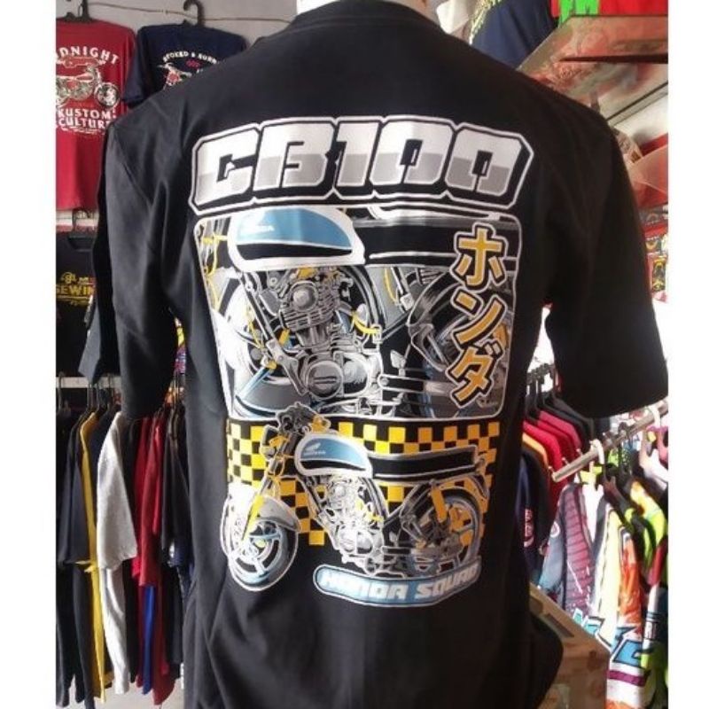 KAOS MOTOR CB / HONDA CB GANK / Zona CB NYEBE KAOS PRIA DISTRO