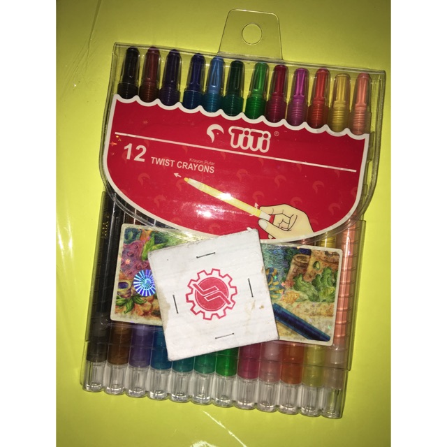

Crayon Titi putar 12 warna