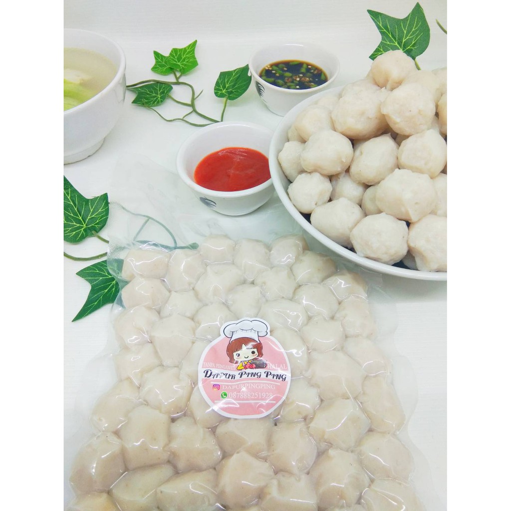 

Bakso Ikan Baso Ikan TENGGIRI Super Homemade Isi 50 Pcs