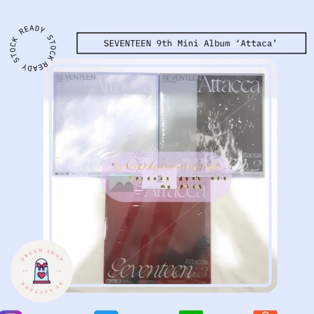 [WAJIB BACA CAPTION] [READY STOCK] SEVENTEEN 9th Mini Album ‘Attaca’ Unsealed Album Only [minus phot