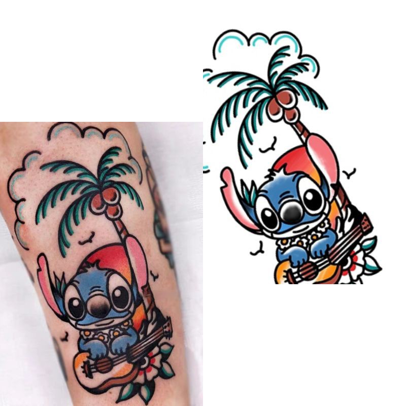 Tato Temporer/Stiker Tato Minimalis - STX Tato Stitch