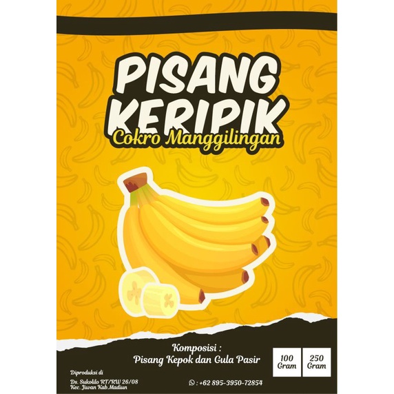 

Pisang Keripik Cokro Manggilingan