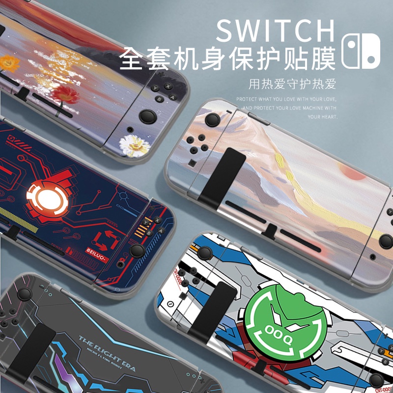 Stiker Pelindung Konsol Game Nintendo Switch Motif Kartun