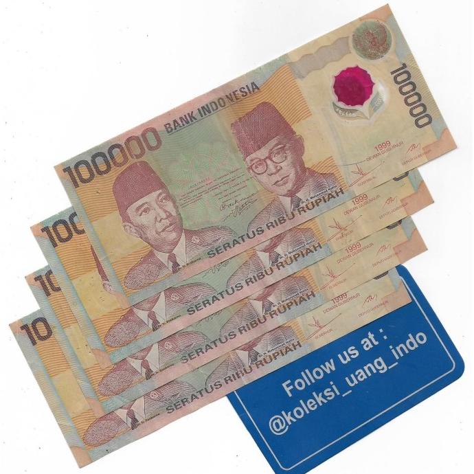 Termurah Uang Kuno 100000 Polymer Plastik 1999 Ekonomis