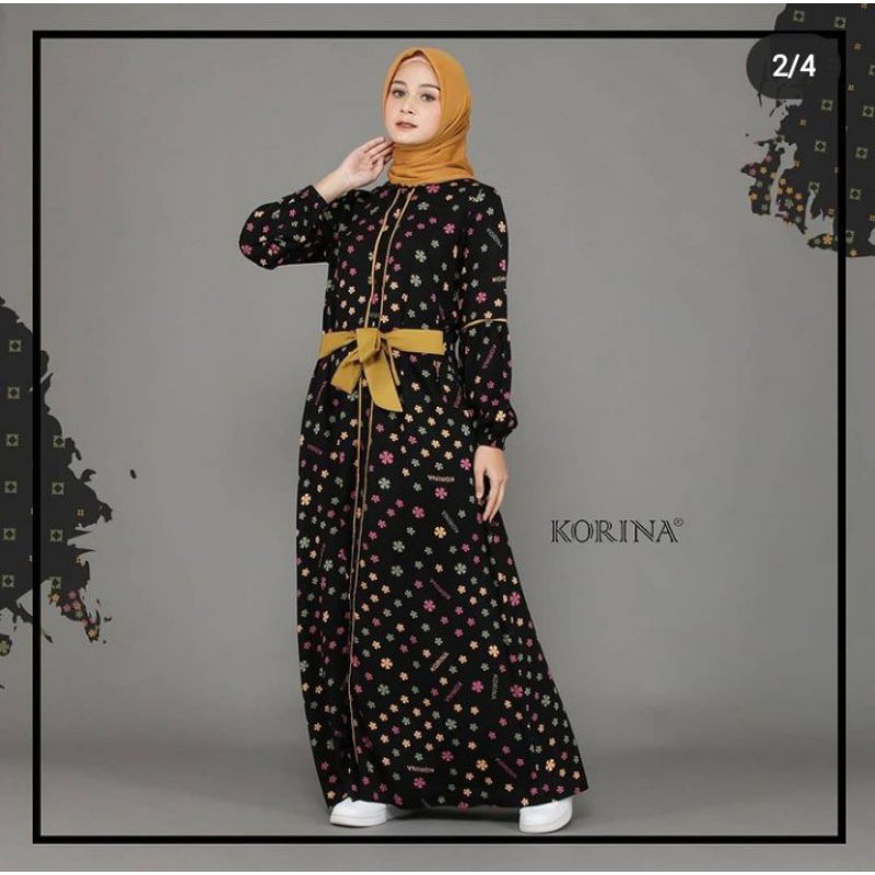 Ribbon dress outfit casual cantik branded by rumahbusana_korina