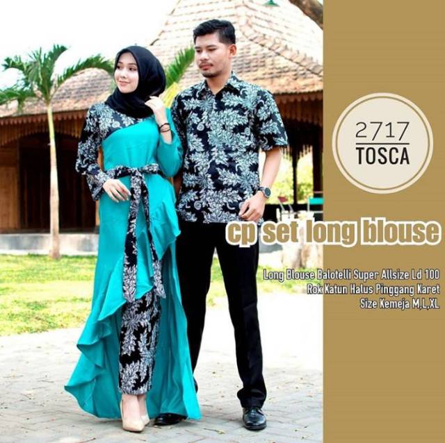 Batik Couple Kebaya Modern Kebaya Tunangan Lamaran Baju Wisuda Batik Brukat Terbaru