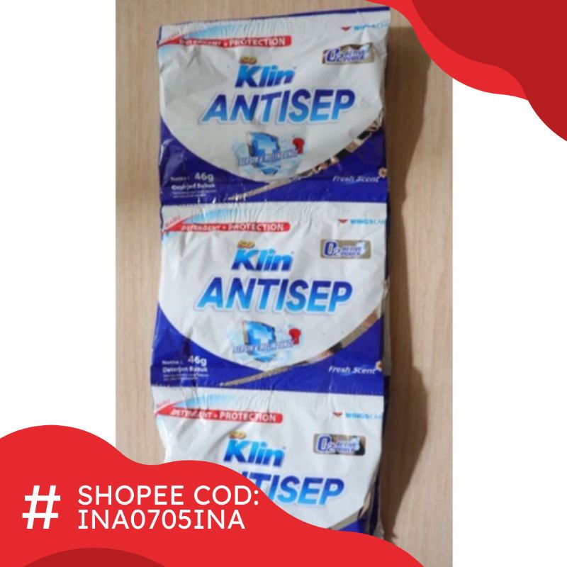 SOKLIN ANTISEP Renceng / 6 PCS X 42 GRAM