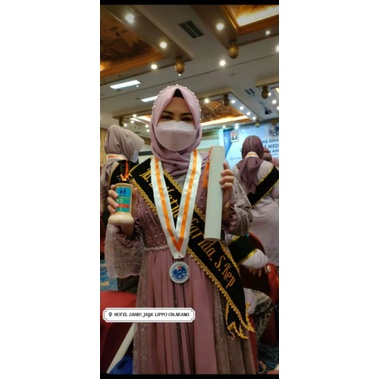 selmpang wisuda renda premium(2lapisan)