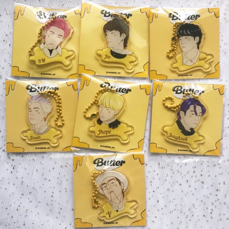 BTS Butter Keychain