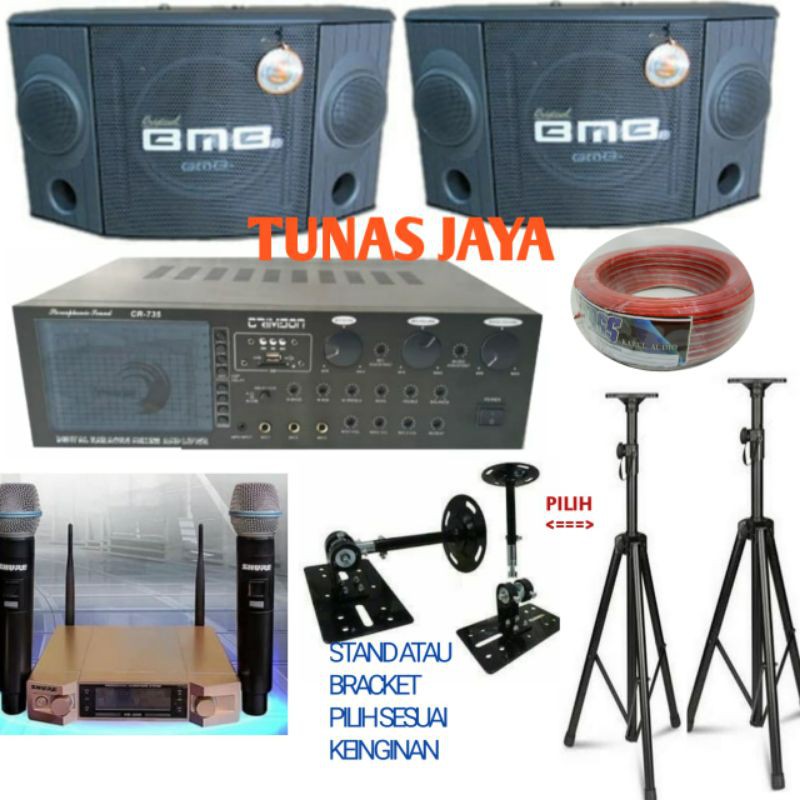 PAKET KARAOKE VOCAL MUSIK OK SPEAKER BMB