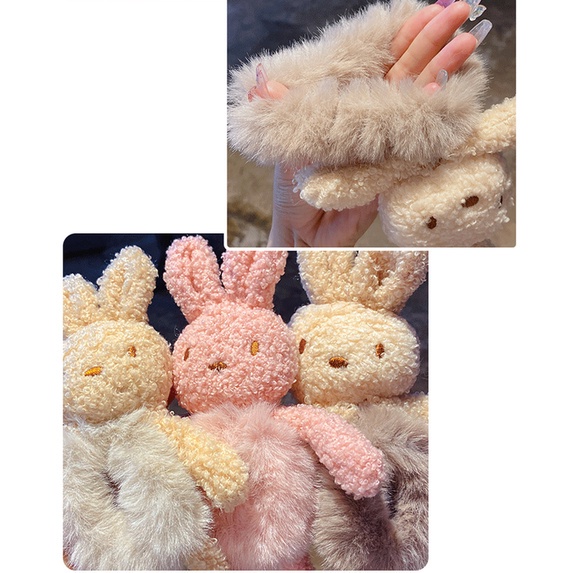 Ikat Rambut Korea Anak Perempuan Motif Karakter Hewan Kelinci Fashion Aksesoris Kunciran Rambut Lucu AK220