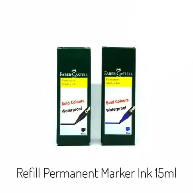 

Star Refill Permanent Marker Ink Faber Castell 15 Ml Bottle / Refill Spidol Diskon