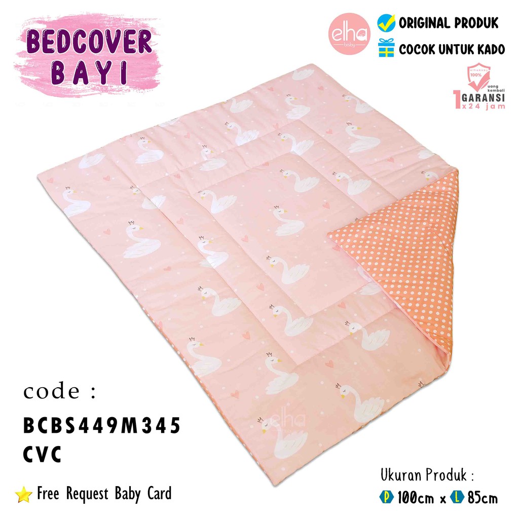 Bed Cover Selimut Baby Perlengkapan Bayi Baru Lahir Baby Bed Set Karakter Cocok Untuk Kado Lahiran-BCBS449M345CVC