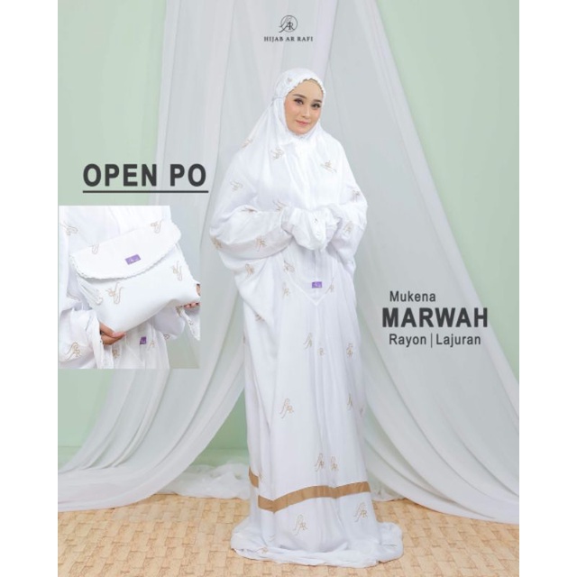MUKENA TELEKUNG TERUSAN  LAJURAN  BY ARRAFI ORIGINAL TERBARU