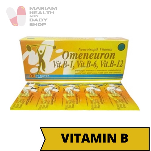 Omeneuron Box Isi 100 Tablet - Vitamin B1, B6, B12