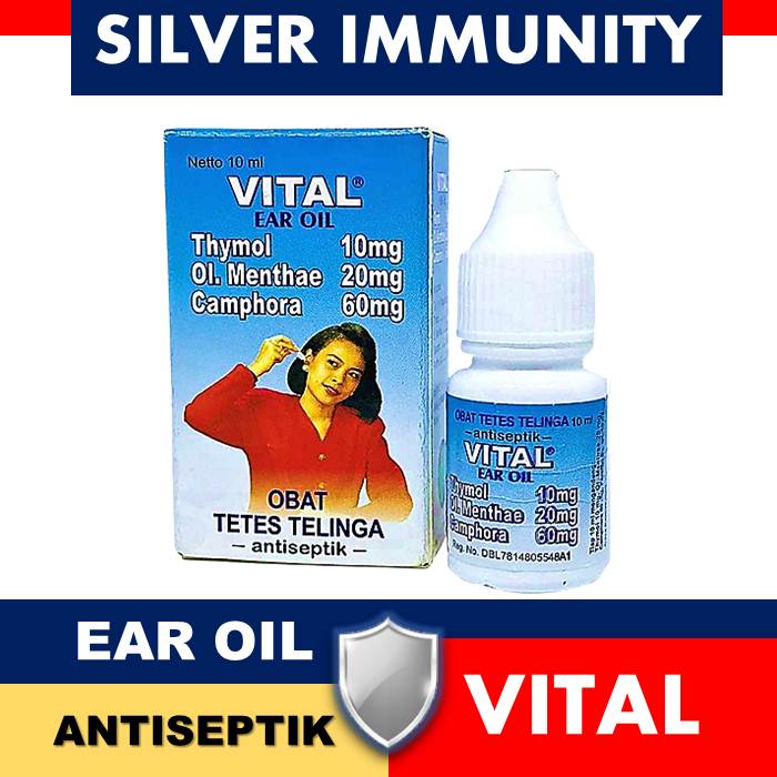 VITAL EAR OIL | OBAT TETES TELINGA 10 ML