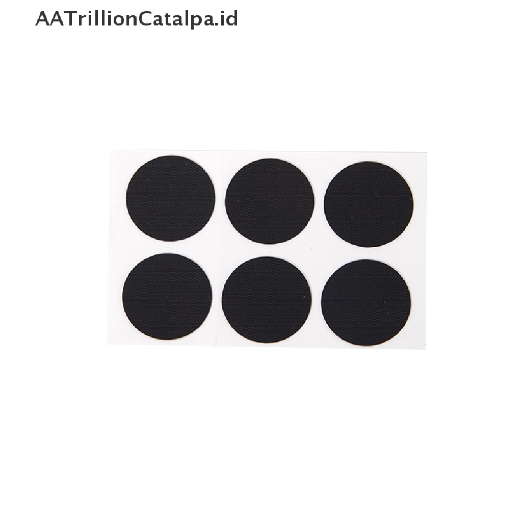 Aatrillioncatalpa 6Pcs Patch Tambal Ban Sepeda Ultra Tipis Untuk Reparasi