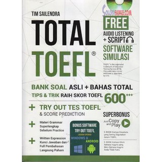 FLASH SALE LAGI!!! TOTAL TOEFL (BANK SOAL ASLI+BAHAS TOTAL ...