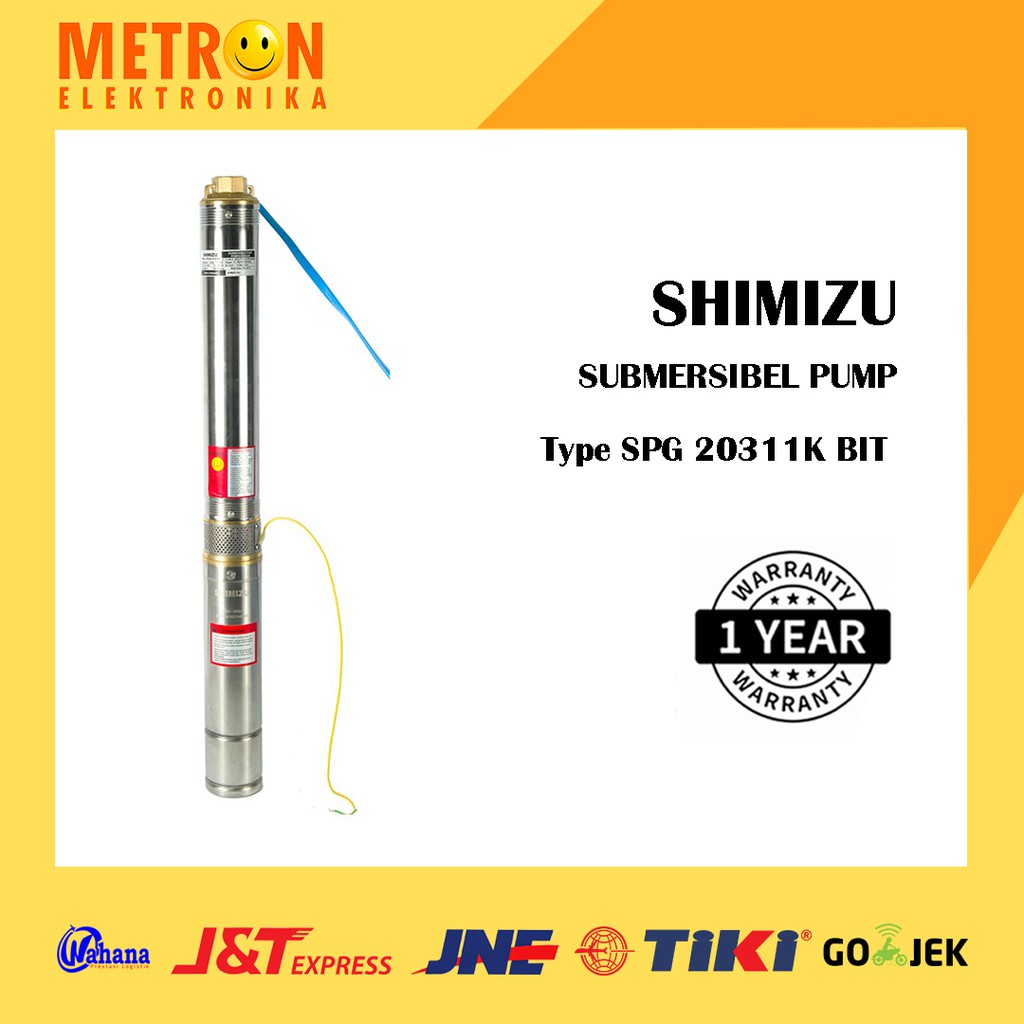 SHIMIZU SPG 20311K BIT SUBMERSIBEL PUMP / SPG20311KBIT