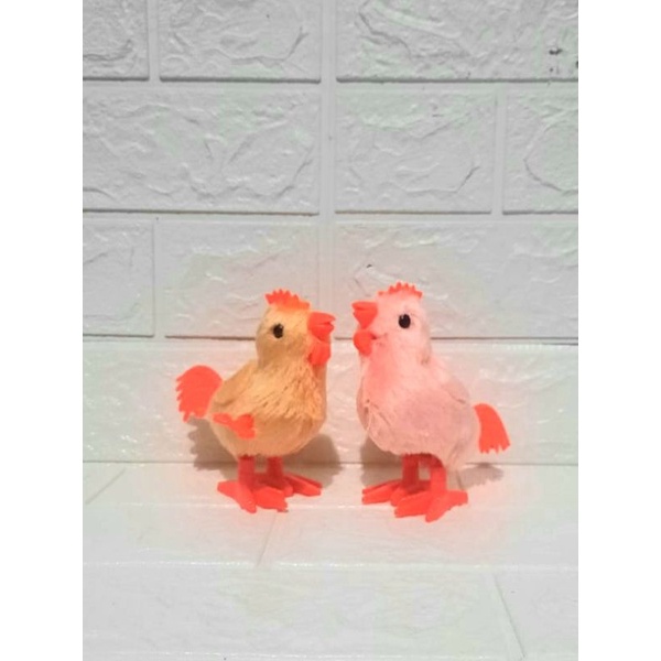 Mainan Ayam Jago Wind Up (diputar) Mainan Anak