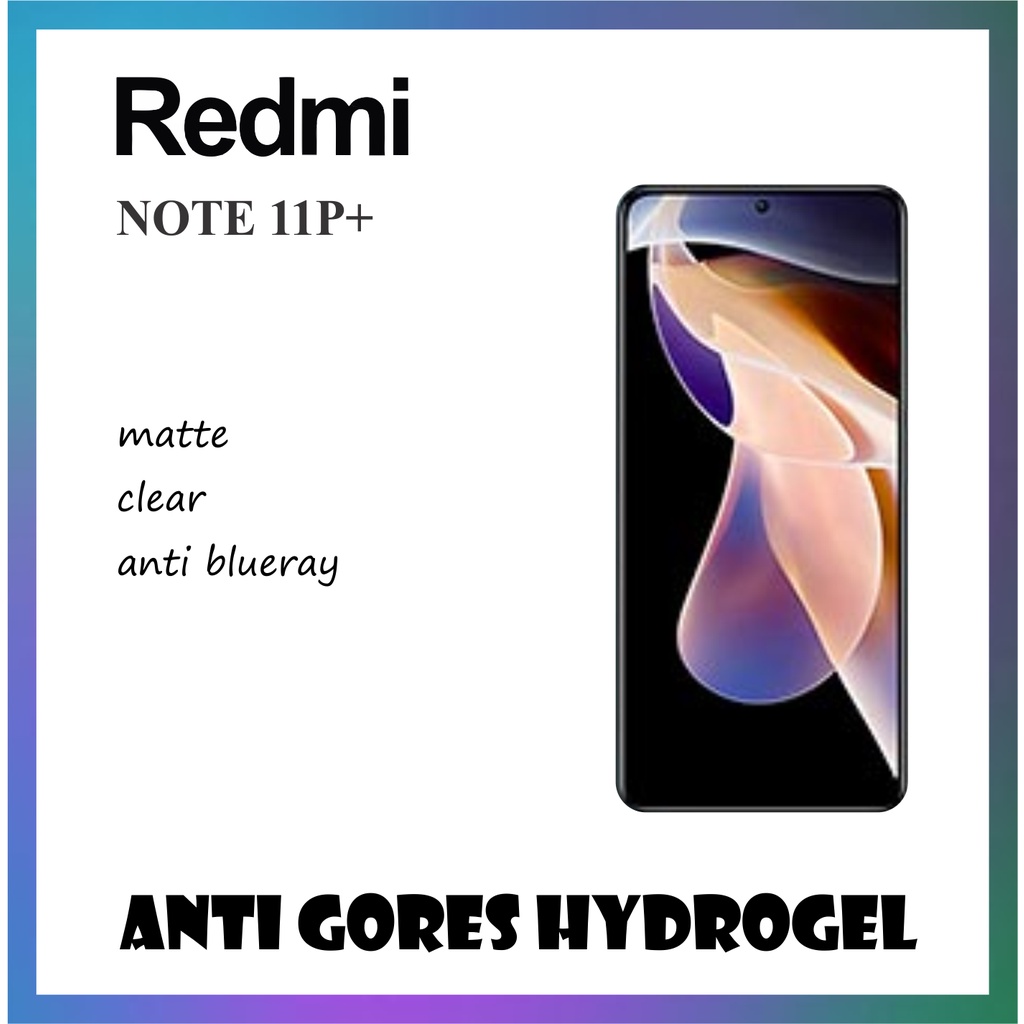 hydrogel redmi note 11 pro+