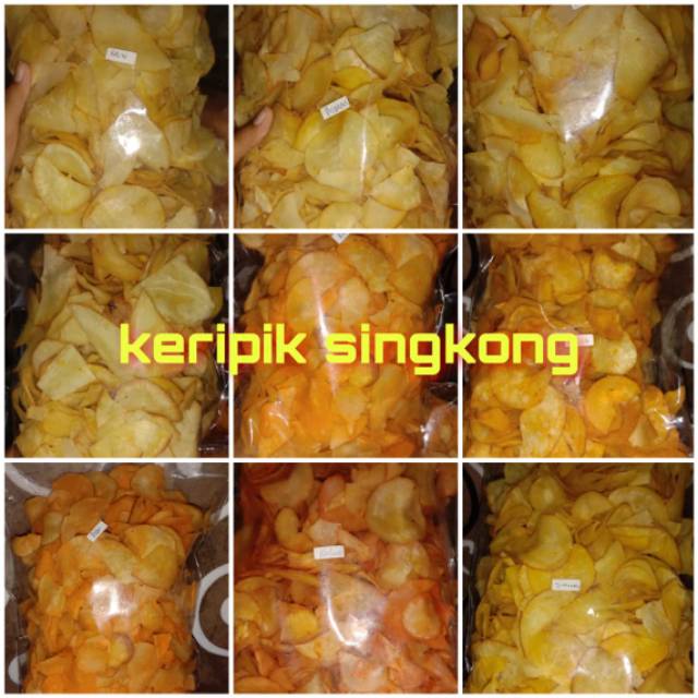 

Keripik singkong isi 500 gram,produk baru terus langsung goreng,rasa dan kualitas terjamin