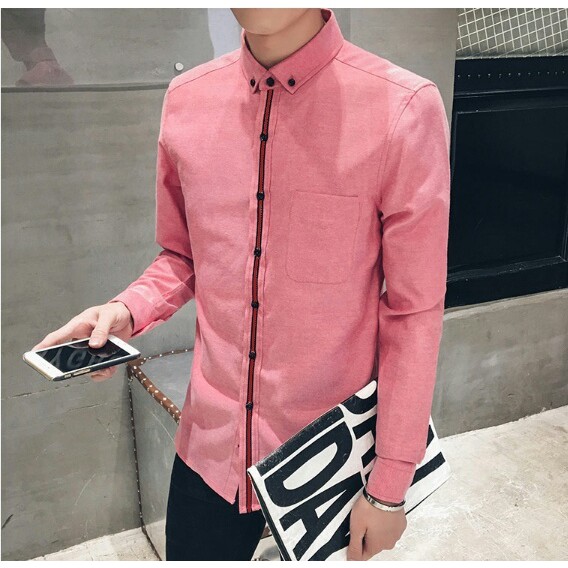 Kemeja pria Gucci slim fit