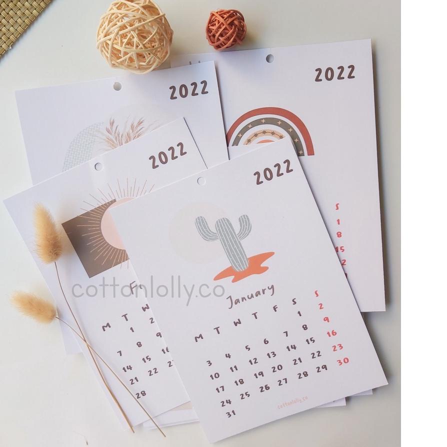 

New! Kalender Aesthetic 2022 Boho Series~