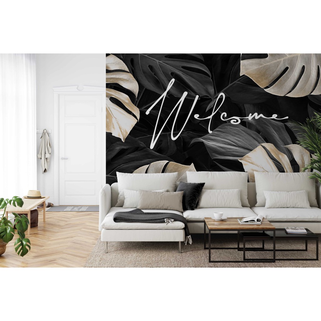 Wallmural by Odisie - DARK TROPICAL