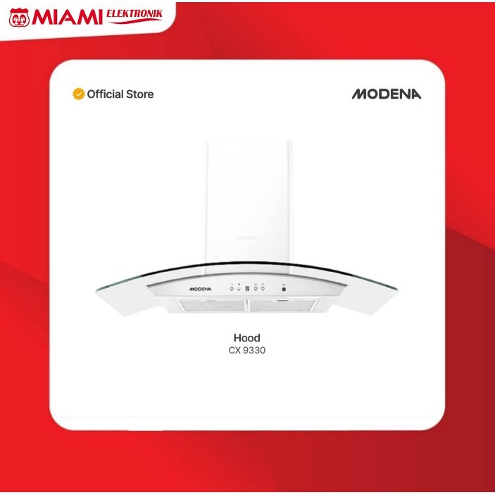 MODENA Chimney Cooker Hood - CX 9330 / CX9330