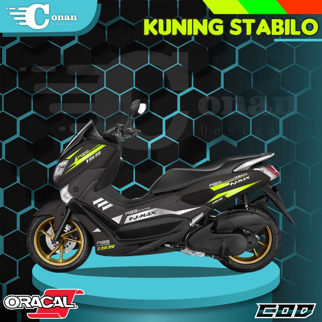 Aksesoris Motor Nmax Cutting Sticker Nmax Stiker Motor Nmax Striping Nmax 2019 All Nmax - NMxS05
