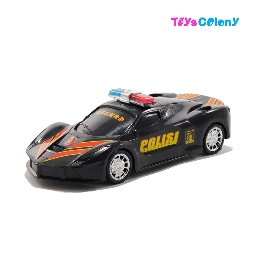 Mobil Polisi Ferrari Polisi Remote Control Medium - REX / MAINAN ANAK