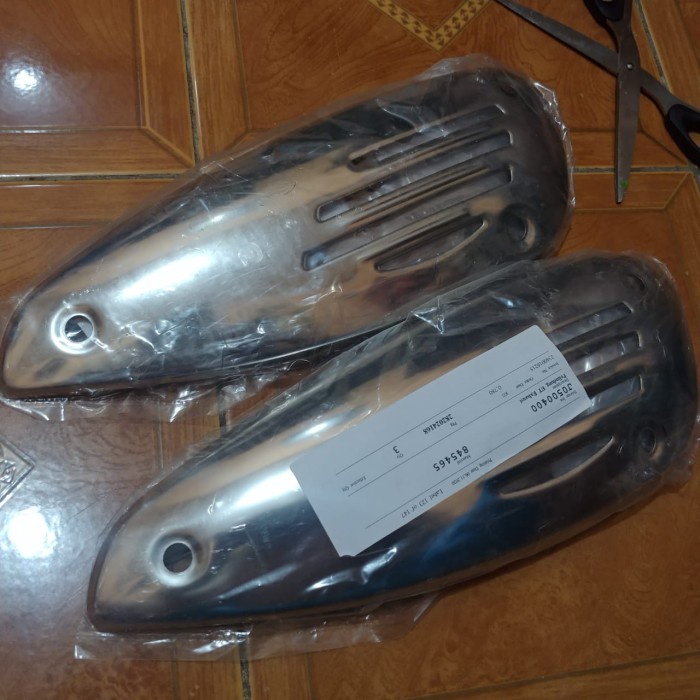 COVER KNALPOT VESPA LX / S CHROME ORIGINAL 2V / 3V