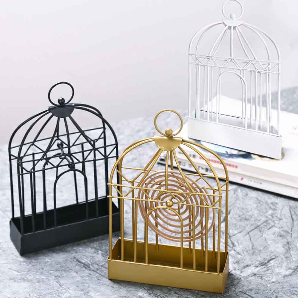 Holder Obat Nyamuk Bakar Model Nordic Antik Sangkar Obat Nyamuk Besi Anti Kebakaran Gota Tempat Obat Nyamuk Nordic Birdcage Mosquito Repellent Rack - tK01 Nordic Style Metal Mosquito Coil Holder Birdcage Incense Rack Home Decoration Mosquito Coil Holder