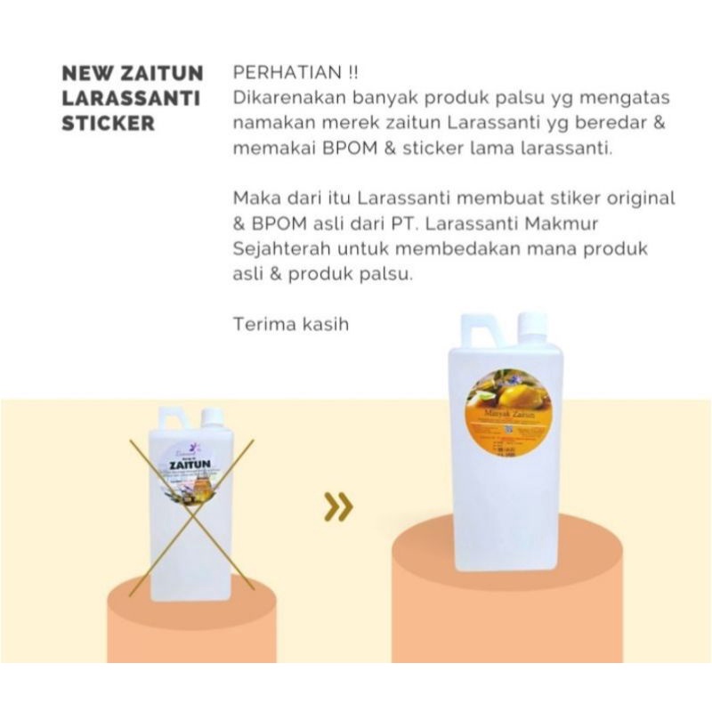 Minyak Zaitun,Massage Oil Larasati