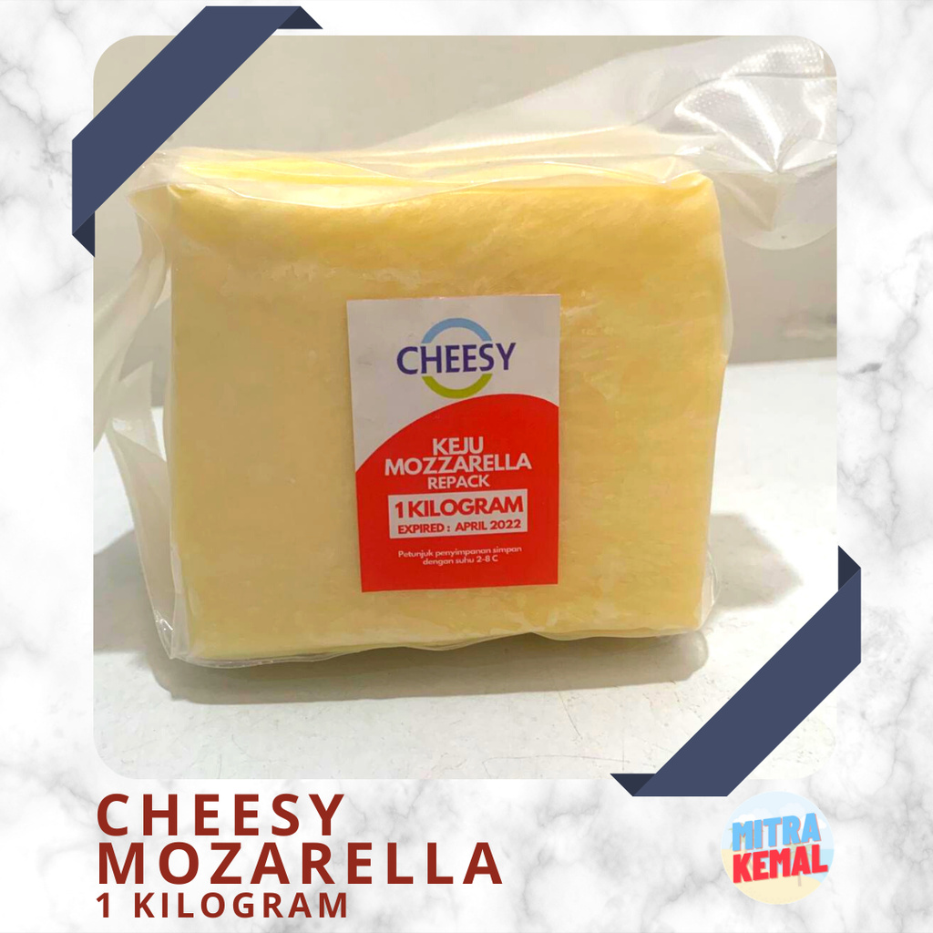 

Keju Cheesy Mozarella 1 Kilogram