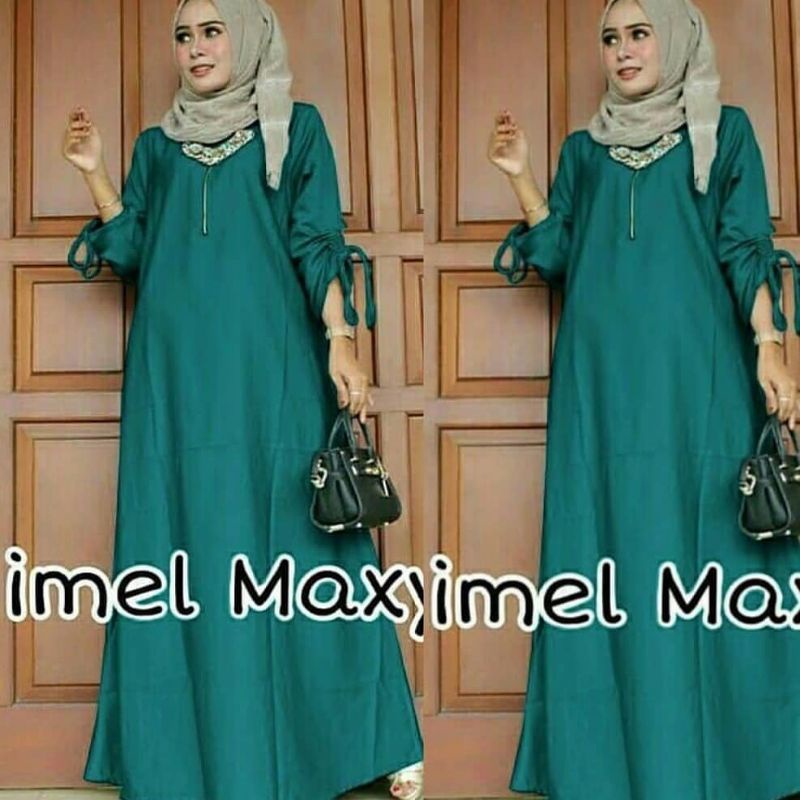 CUCI GUDANG !!! Imel Maxy -DRESS MUSLIM - fashion wanita - baju wanita - dress- gamis