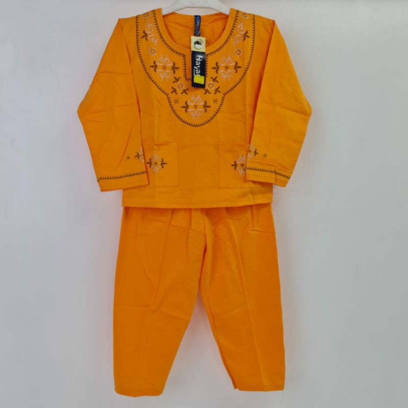 Setelan Baju Koko Anak Bahan Kaos Lengan Panjang HAYAMI