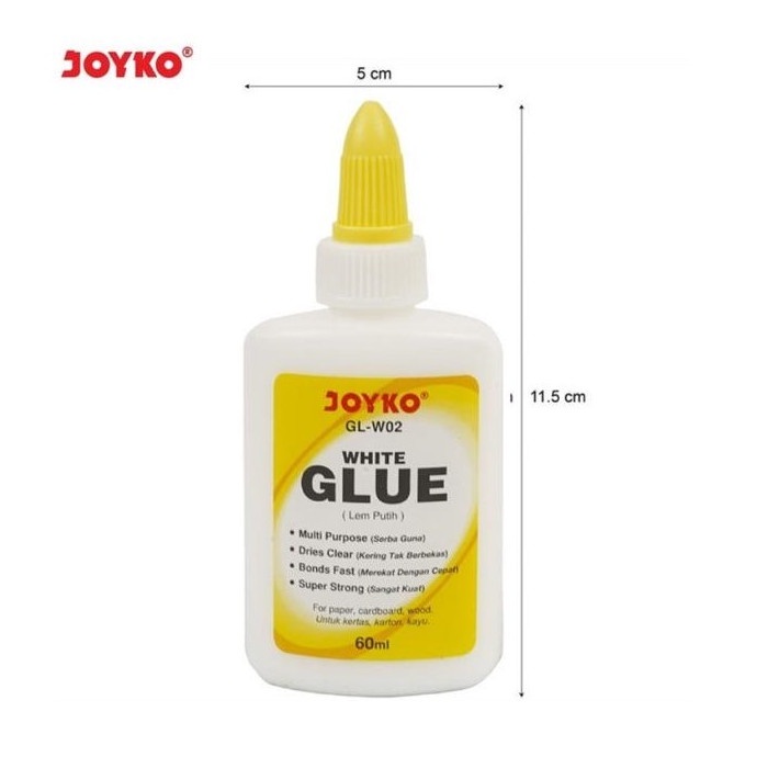 

Lem Kertas JOYKO White Glue GL-W02 Kuat N62