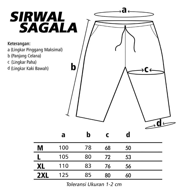 SIRWAL SAGALA CELANA CINGKRANG PRIA CELANA SHOLAT DEWASA CELANA OUTDOOR INDOOR KERJA OLAHRAGA IBADAH