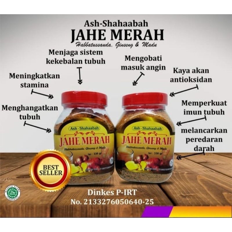 

Jahe Merah Ash-shahaabah 330 g