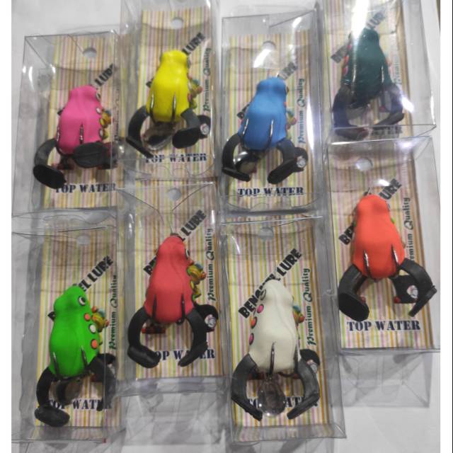 Soft Frog Kaki (Hand Made) Bengkel Lure / Soft Frog Rubber Leg / kodok karet
