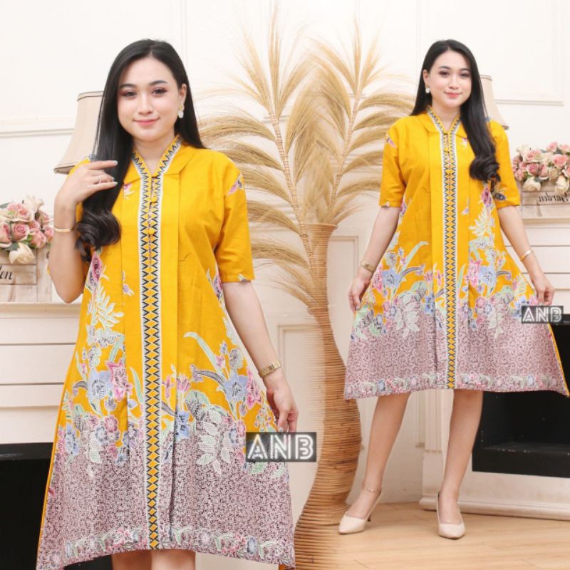 NEW FESHION DRESS BATIK UNGGUL JAYA KEKINIAN