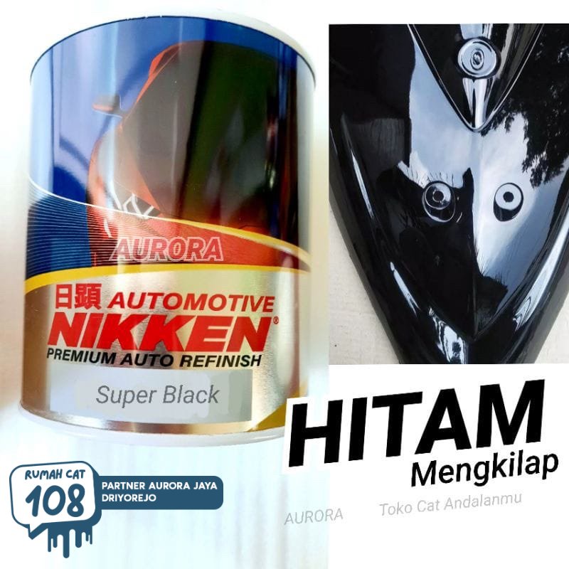 

Rumah Cat - CAT NIKKEN SUPER BLACK 200ML HITAM MENGKILAP NIKEN duco duko diko motor mobil sepeda | Rumah Cat Mobil dan Motol