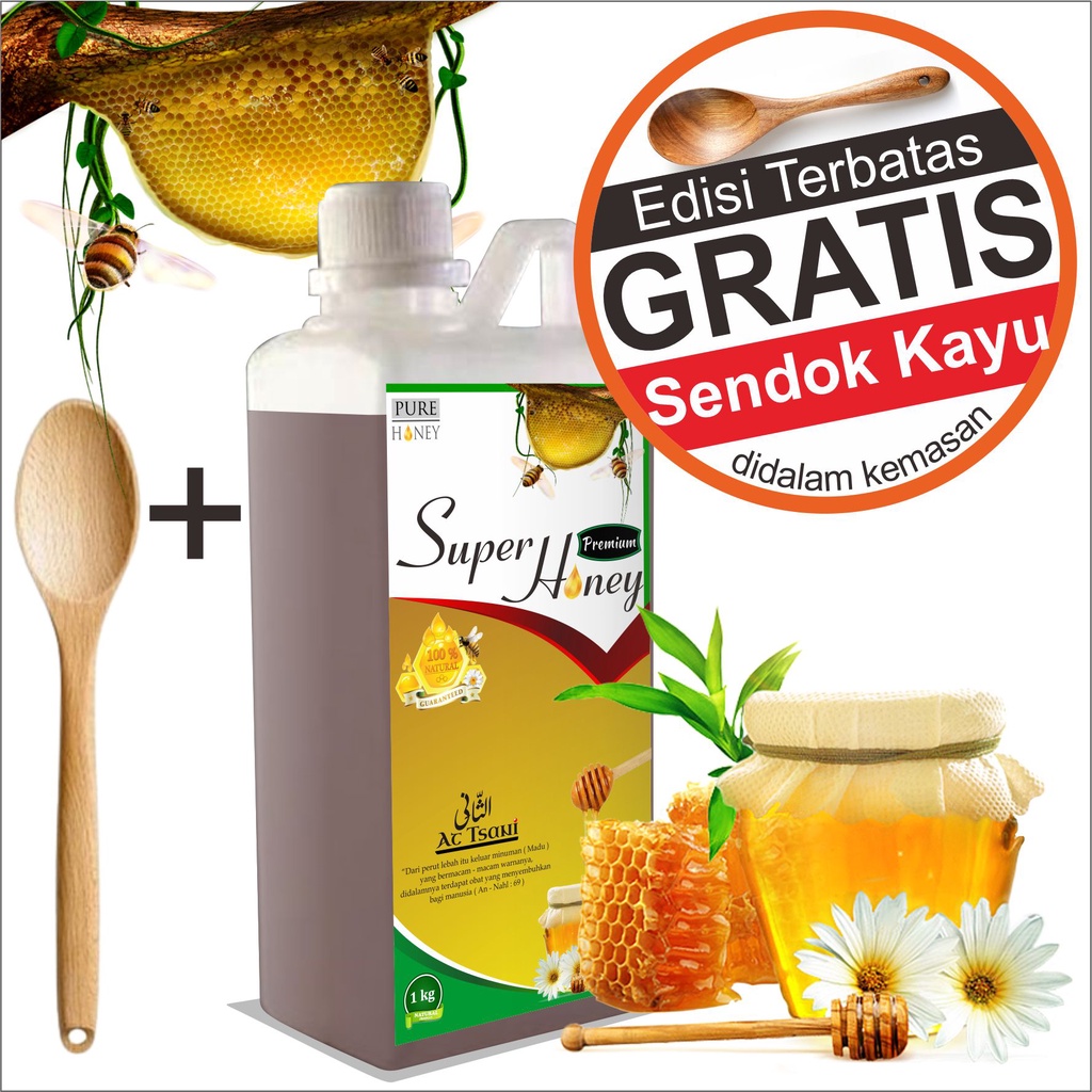 

COD Madu Asli Super Honey Premium dijamin Asli 1kg