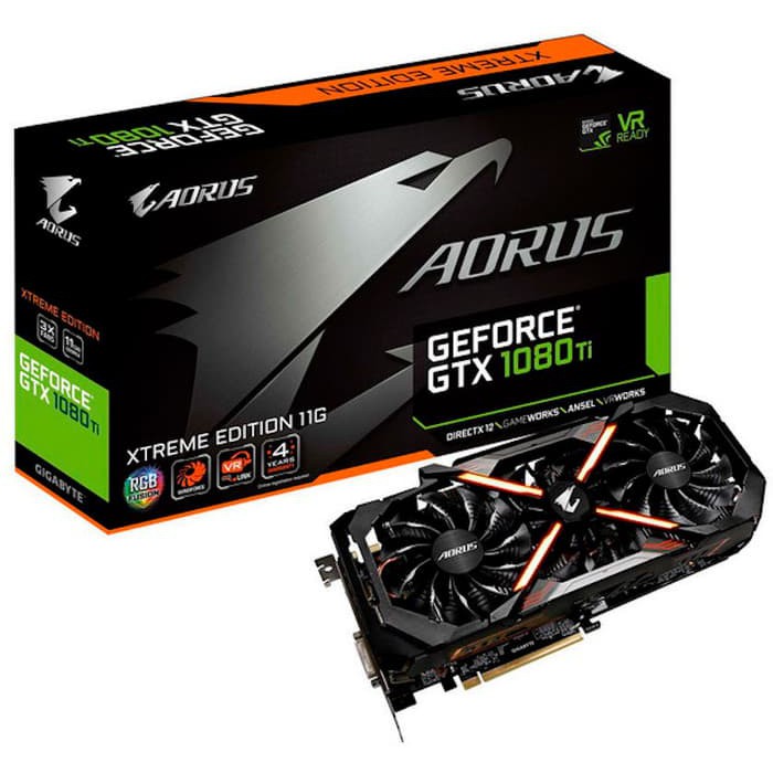 Gigabyte Geforce Aorus GTX 1080 TI 11GB GDDR5X  GV-108AORUS